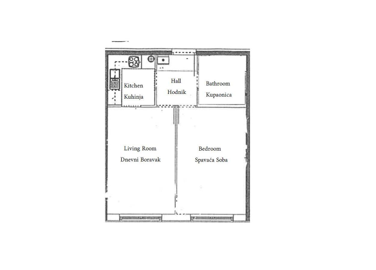 Fountain View Apartment 萨格勒布 外观 照片